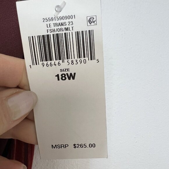 LAUREN Ralph Lauren Geo-Striped Georgette Halter Gown Maxi Dress Women's 18W NWT - Picture 5 of 12